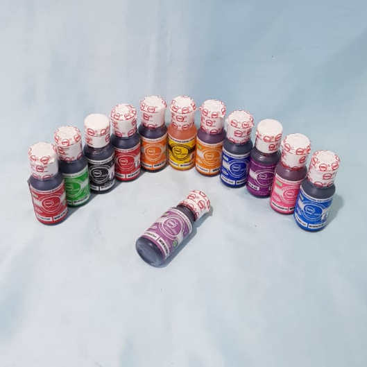 Cross Pewarna makanan oil base Black phantom/ Cherry red/ Rose pink/ Royal Blue/ Sky Blue/Dark Viole