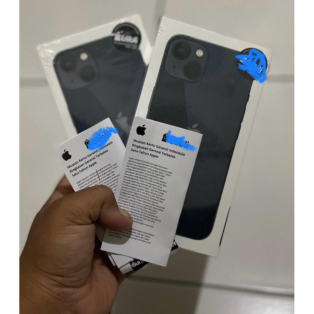 iphone 13 hitam segel baru greenpel