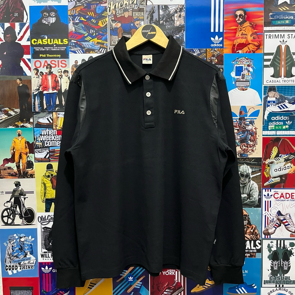 Long Sleeve / Polo Shirt / Rugby Shirt / Vintage / Second / FILA