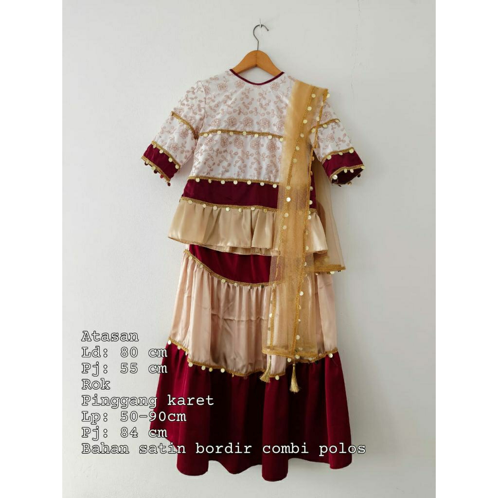 SETELAN BAJU INDIA ANAK//PRELOVED// BUKAN ORI//SATU KALI PAKAI