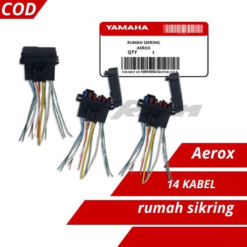 Rumah Sekring Aerox box sekring aerox 14 kabel