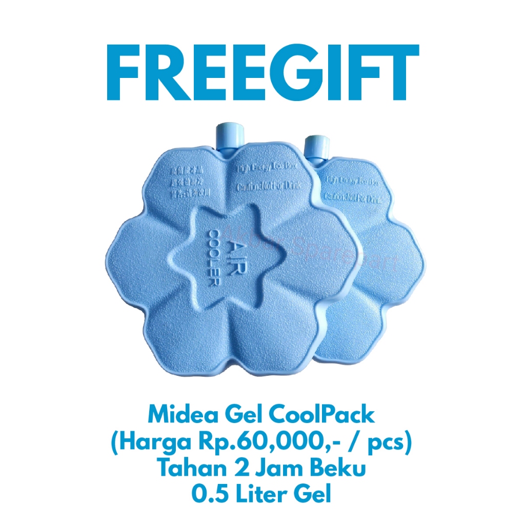 [DO NOT BUY] FREEGIFT Toshiba Gel Coolpack | Tahan 2 Jam Beku 0.5 Liter Gel