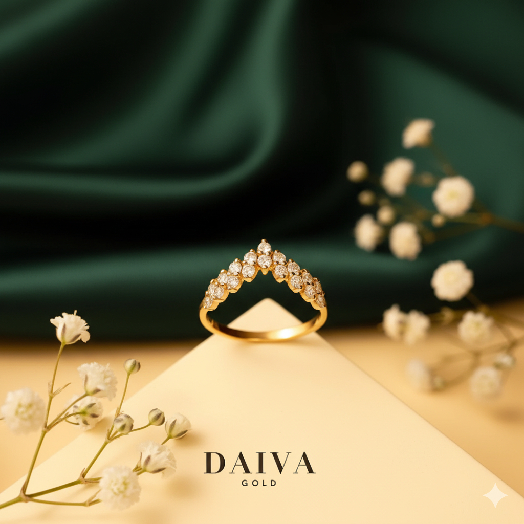 [NEW] [CINCIN AUREL/FUJI] Cincin Emas Asli Emine Kadar 750/17k - Size (10,12,14.5) (IB)