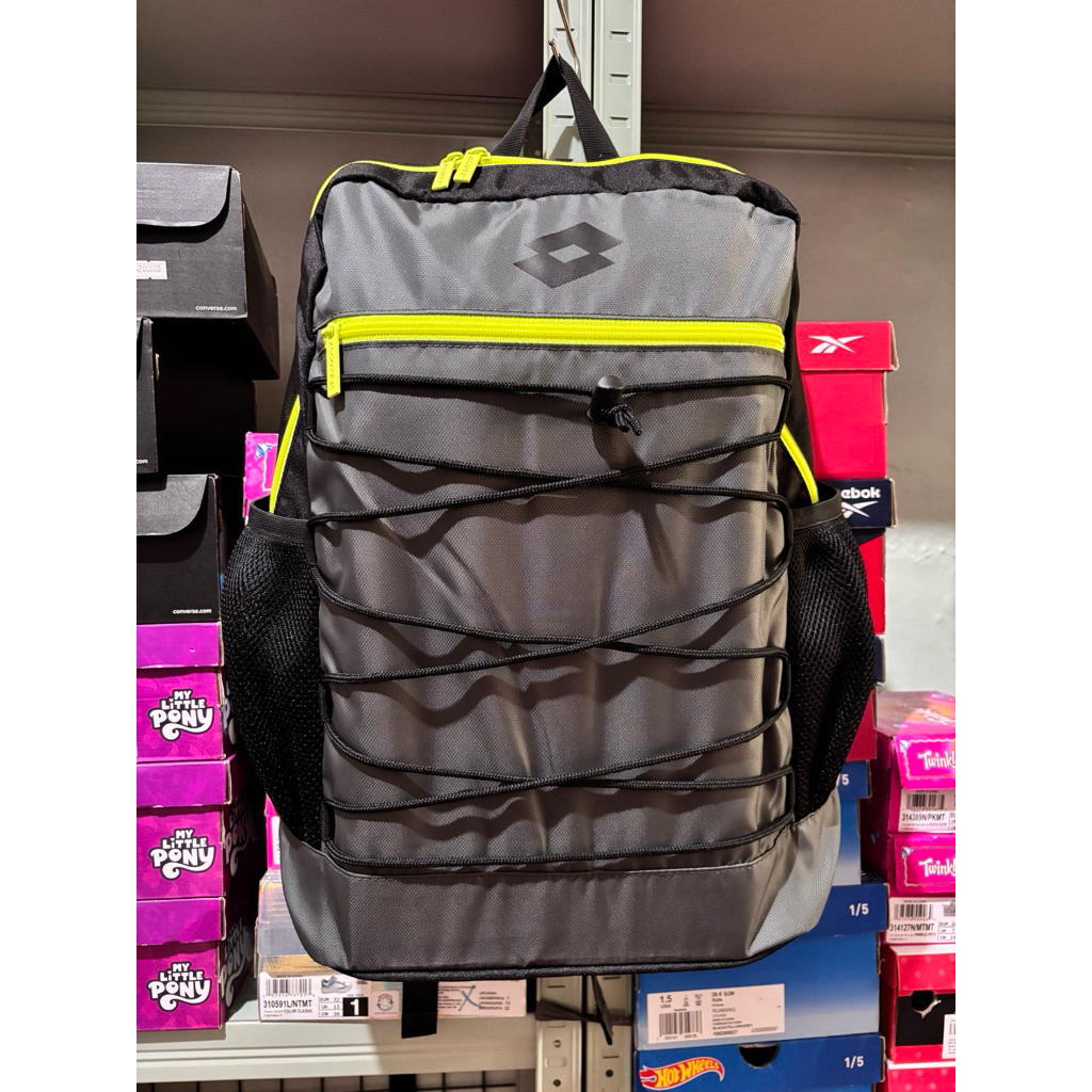 tas backpack LOTTO BIZIO grey lime