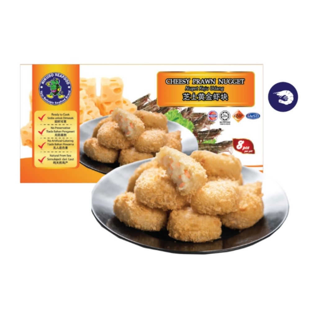 Cheesy Prawn Nugget/Nugget/Nugget Keju Udang