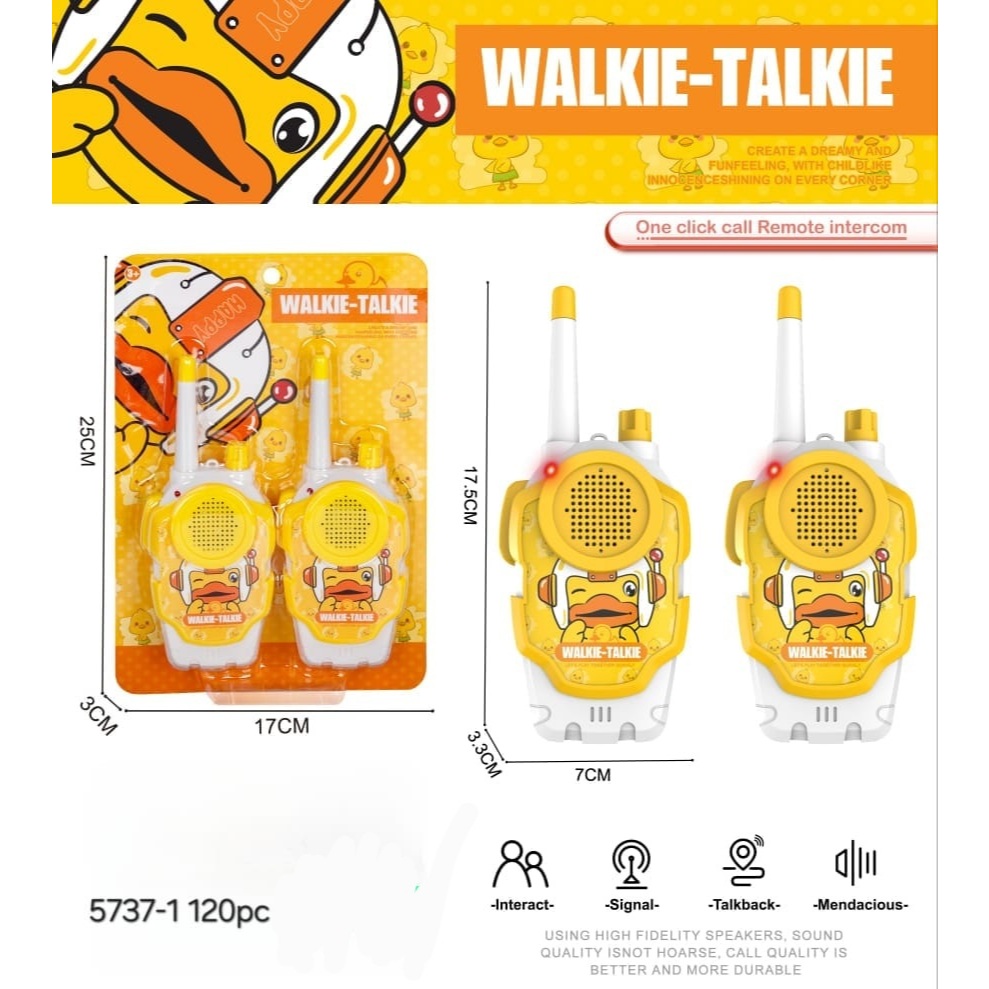 Mainan Anak Walkie Talkie Karakter - Walkie Talkie