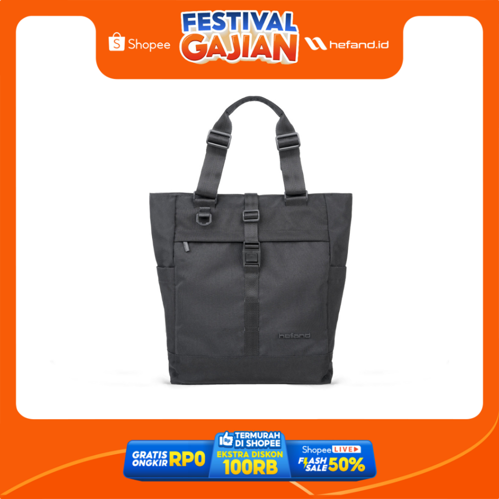 Totebag Horizon Tas Jinjing Handle Koper Traveling Pria Wanita - Hefand