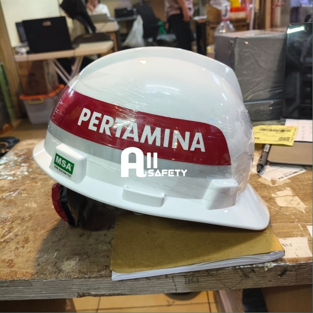 Helm Safety MSA Pertamina fastrek / helm proyek MSA original