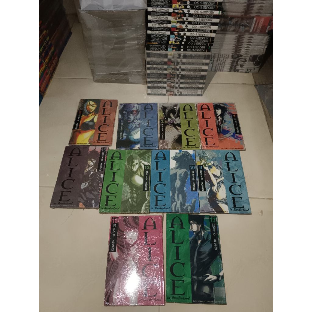 Komik Haro Aso - Alice In Borderland 1 2 6 7 8 9 10 13 15 17 18 (11 Komik)