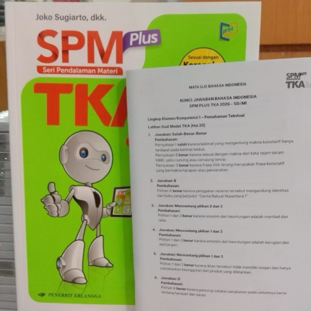 SPM TKA 2026 PLUS KUNCI  JAWABANNYA