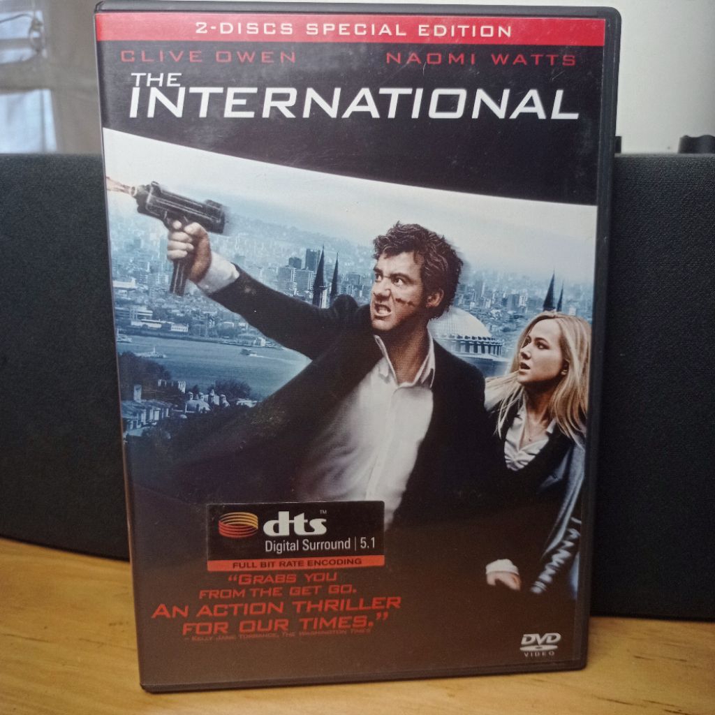 dvd original the international Clive Owen