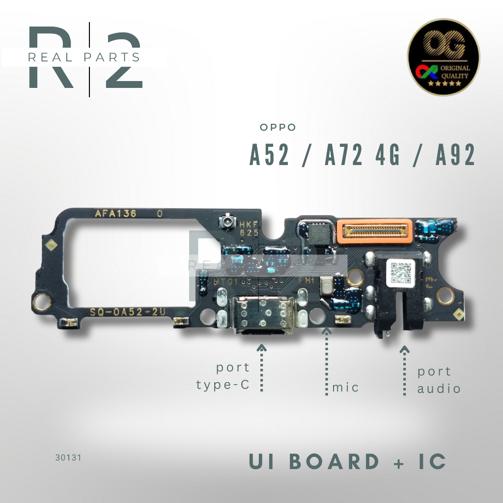 Papan Board Cas Mic HF + IC OPPO A52 | A72 4G | A92 OG Super UI Board PCB Charger