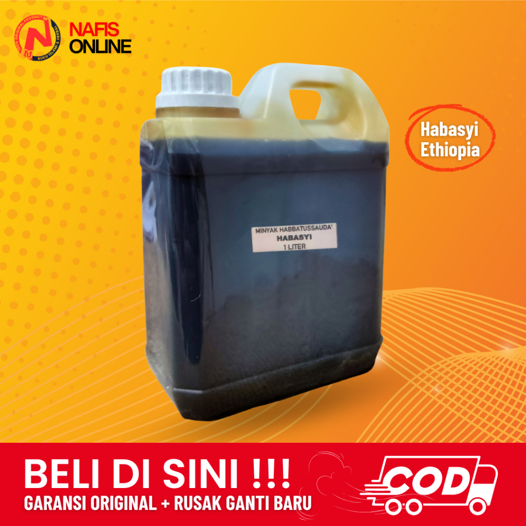 Habbasyi Oil 1 liter Curah - Minyak Habbatussauda Habasyi Curah 1liter Asli Murni