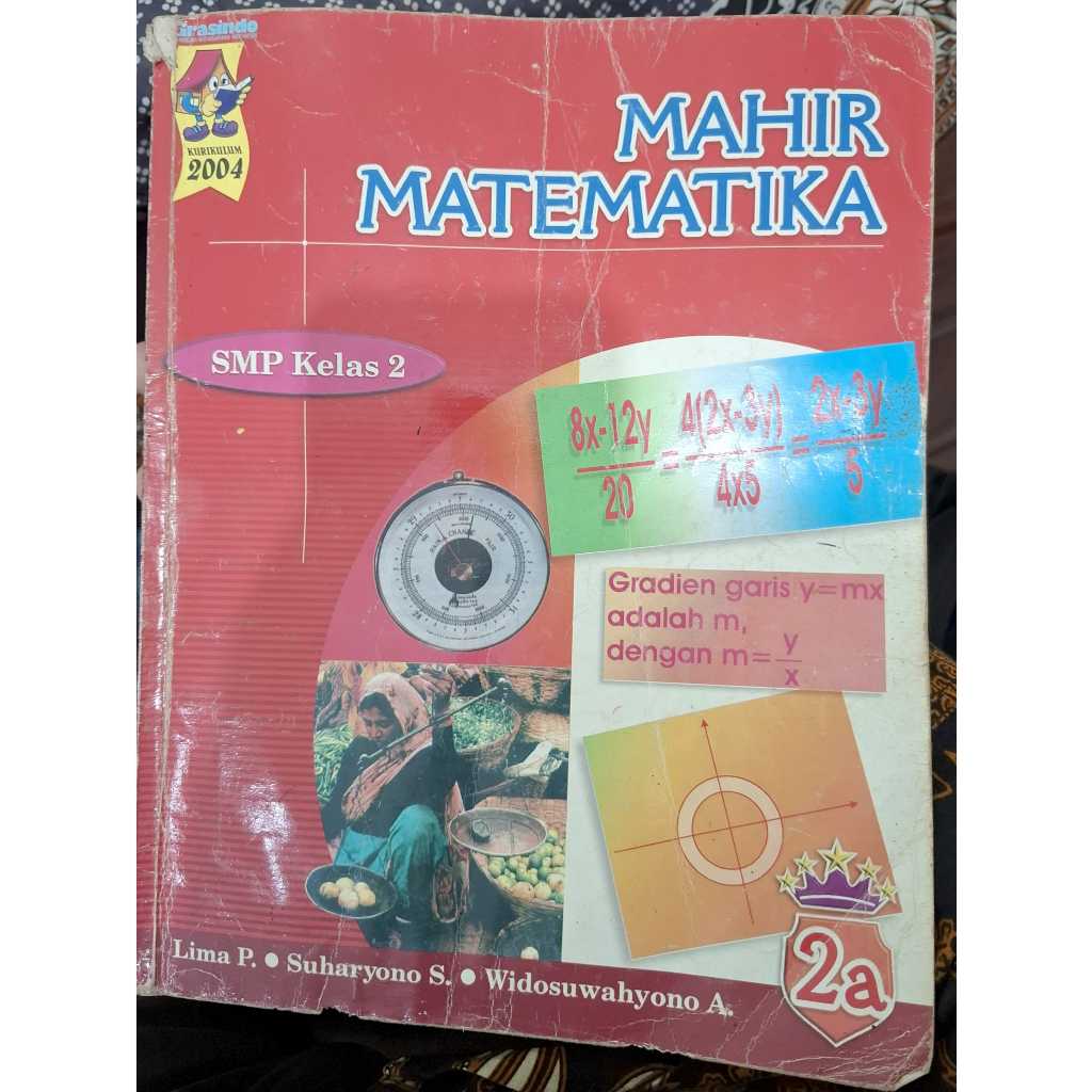 Buku Mahir Matematika 2A kelas 8 SMP Semester 1 Kurikulum 2004