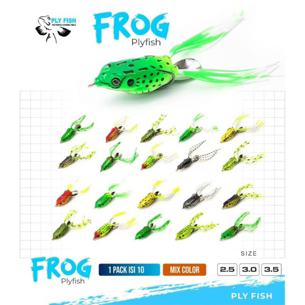 Soft froggy Flyfish/umpan casting murah/umpan mainan/kodok kodokan mancing/kodok palsu/Umpan mainan 