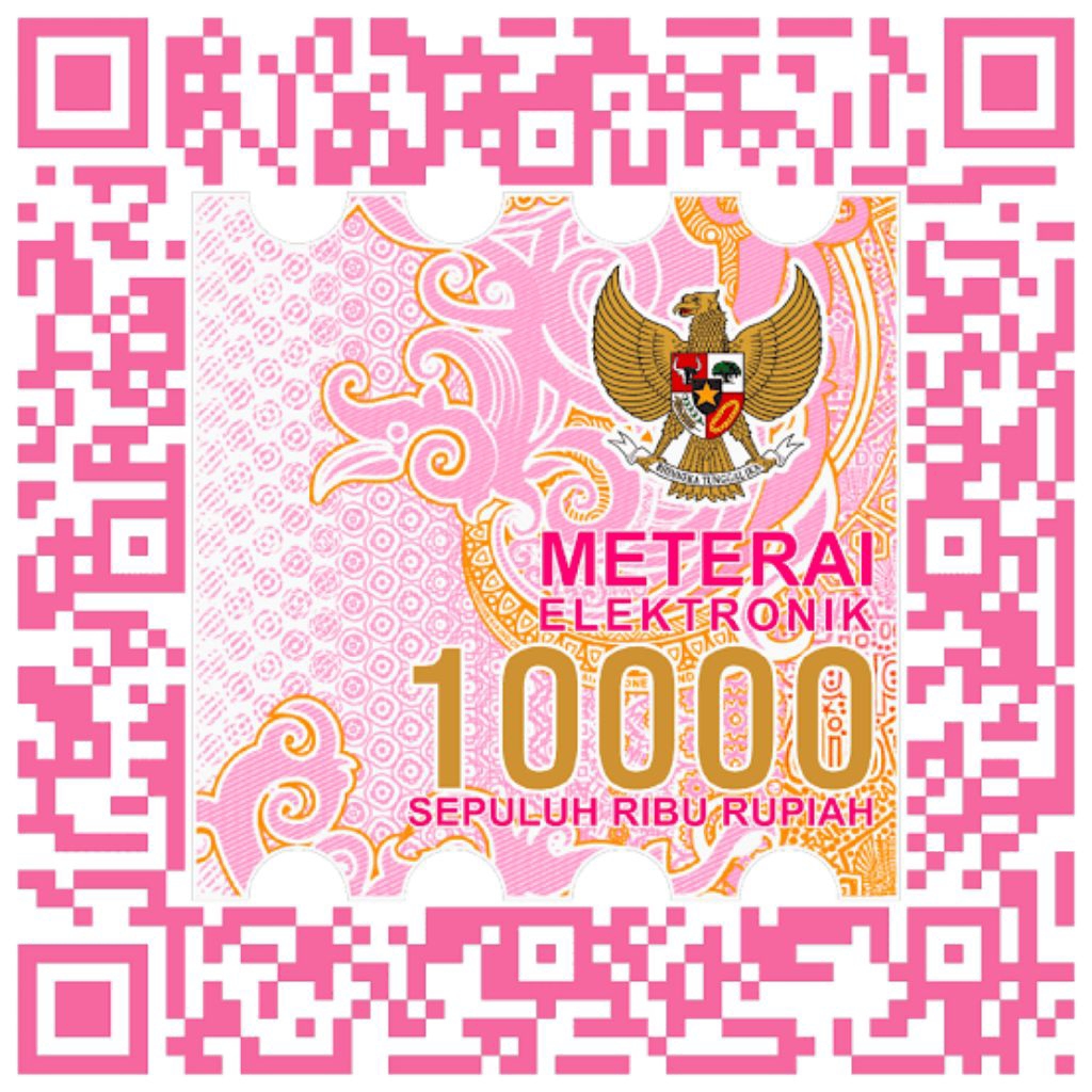 Jasa Pembubuhan e-Meterai 10000 Meterai Elektronik Resmi Peruri 100% Asli untuk Dokumen