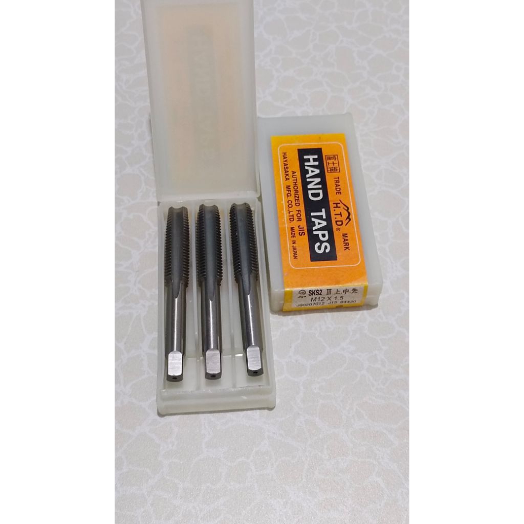 Hand tap M12x1.5 H.T.D / Hand tap Hss set M10x1.25