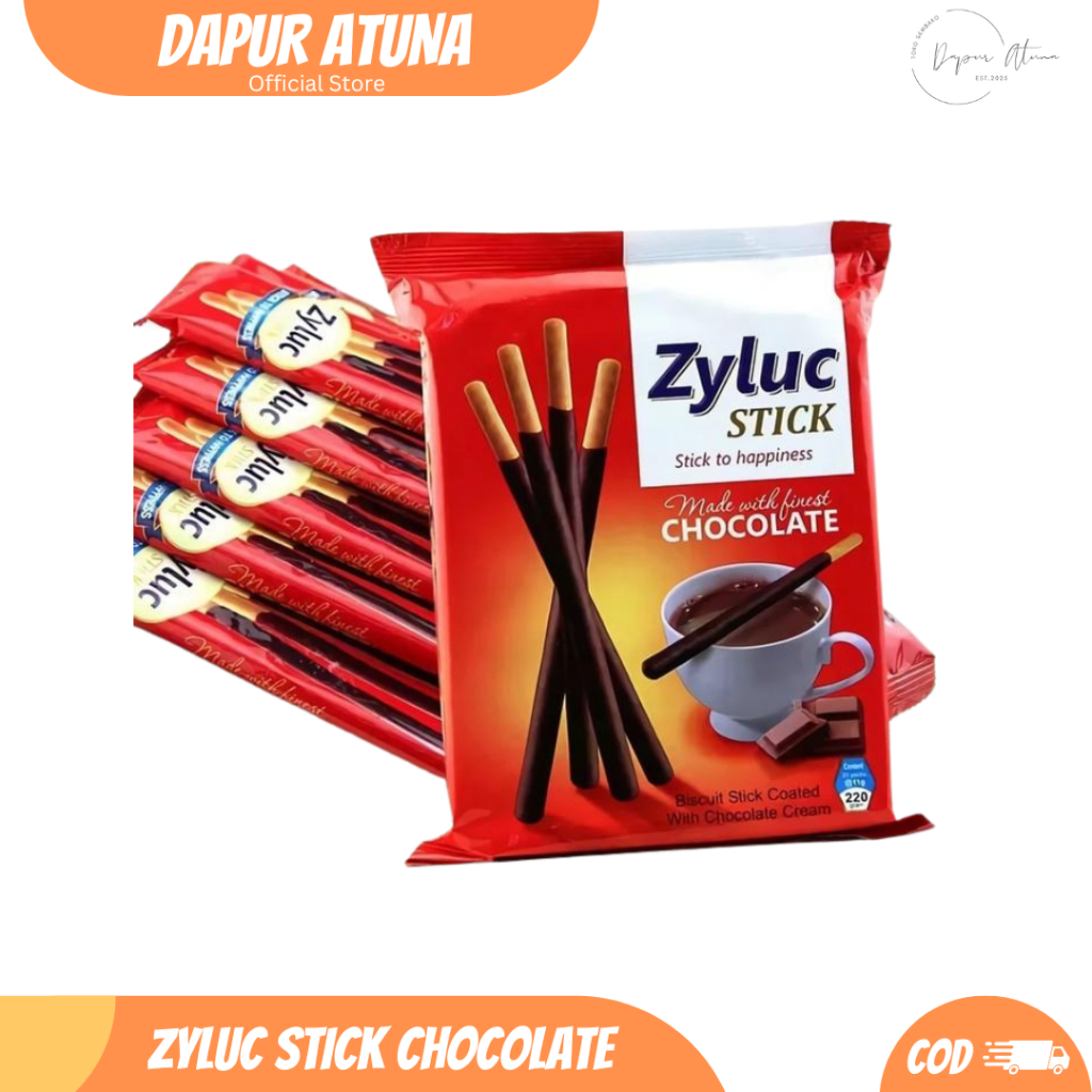 Zyluc Stick Biscuit Pack 220 gr (20 pcs @11gr) pack besar