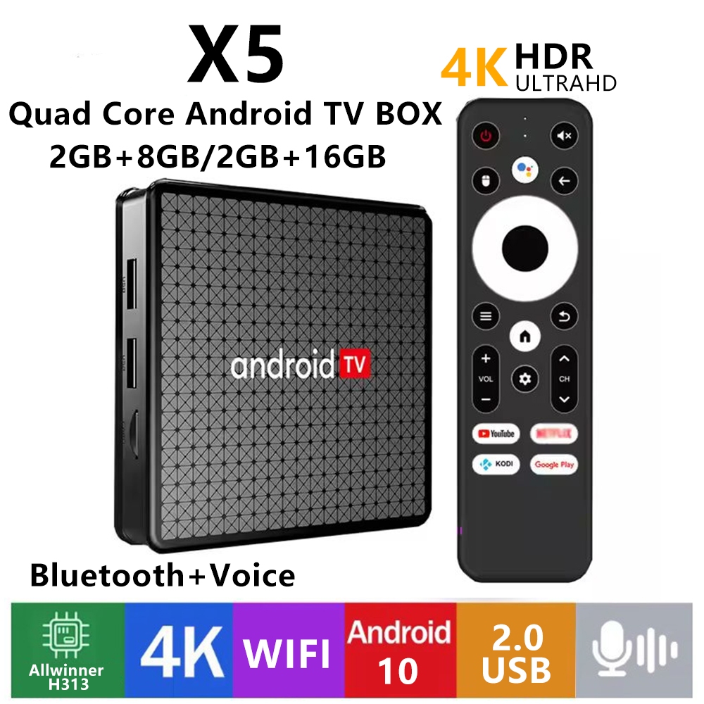 X96Q Android 10.0 Android TV Box 2GB | 16GB Allwinner H313 stb smart 4k tv box android