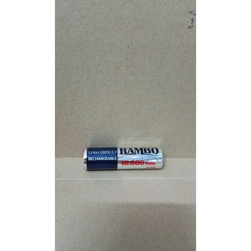 7757 battery batre batrai 18650 rambo 10000mah 10.000mah 3.7v 3,7v
