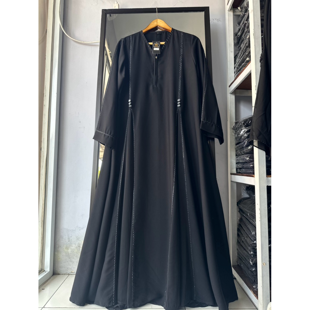 abaya jehana/abaya fursan/abaya hitam temboro/ abaya lokal khas saudi