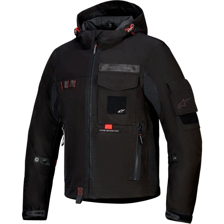 Alpinestars Faction A Parka Asia Jacket Jaket Touring Alpinestars - Black