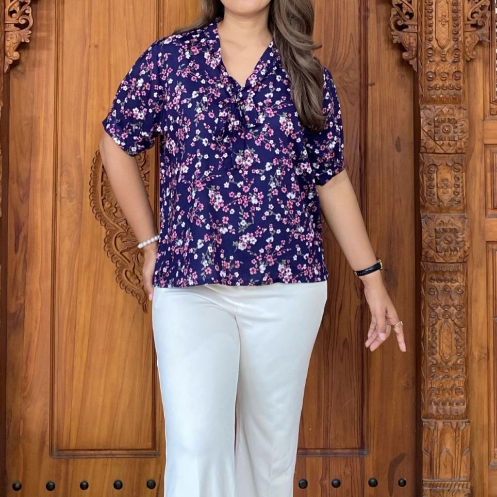 BAJU WANITA / KEMEJA LEHER TALI IKAT