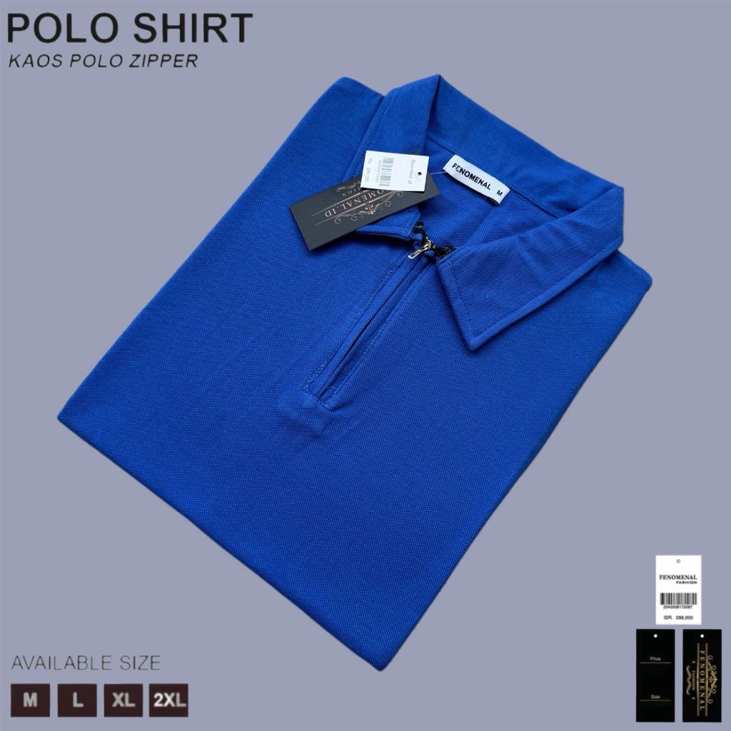 3PCS 100 RIBU KAOS POLO PRIA KERAH LENGAN PENDEK ZIPPER KAOS KERAH LENGAN PENDEK