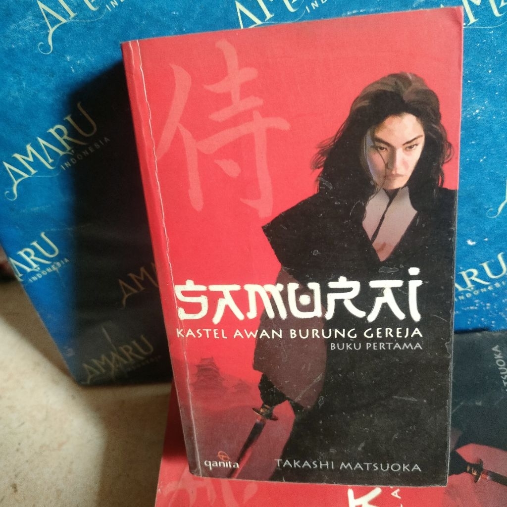 ORIGINAL BUKU NOVEL SAMURAI CASTLE AWAN BURUNG GEREJA BUKU PERTAMA TAKASHI MATSUOKA