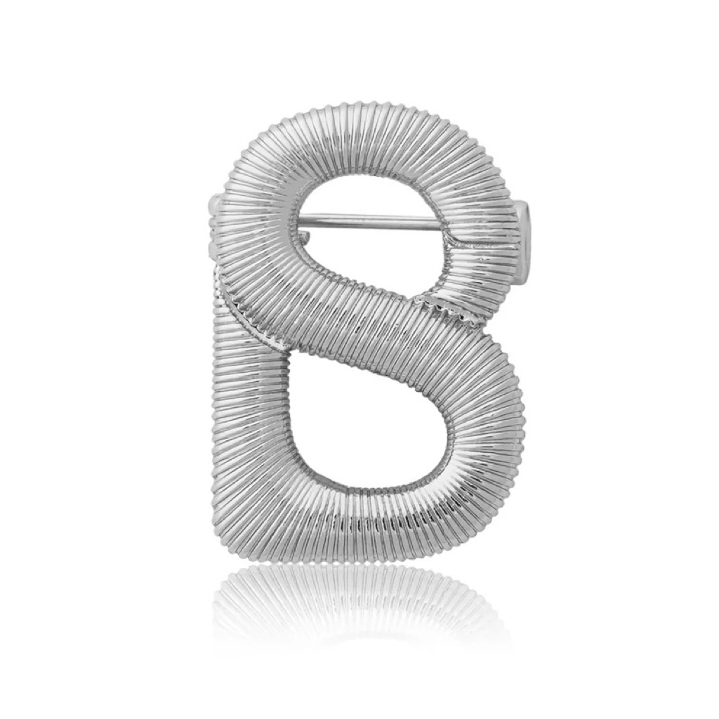 buttonscarves petite signature textured brooch