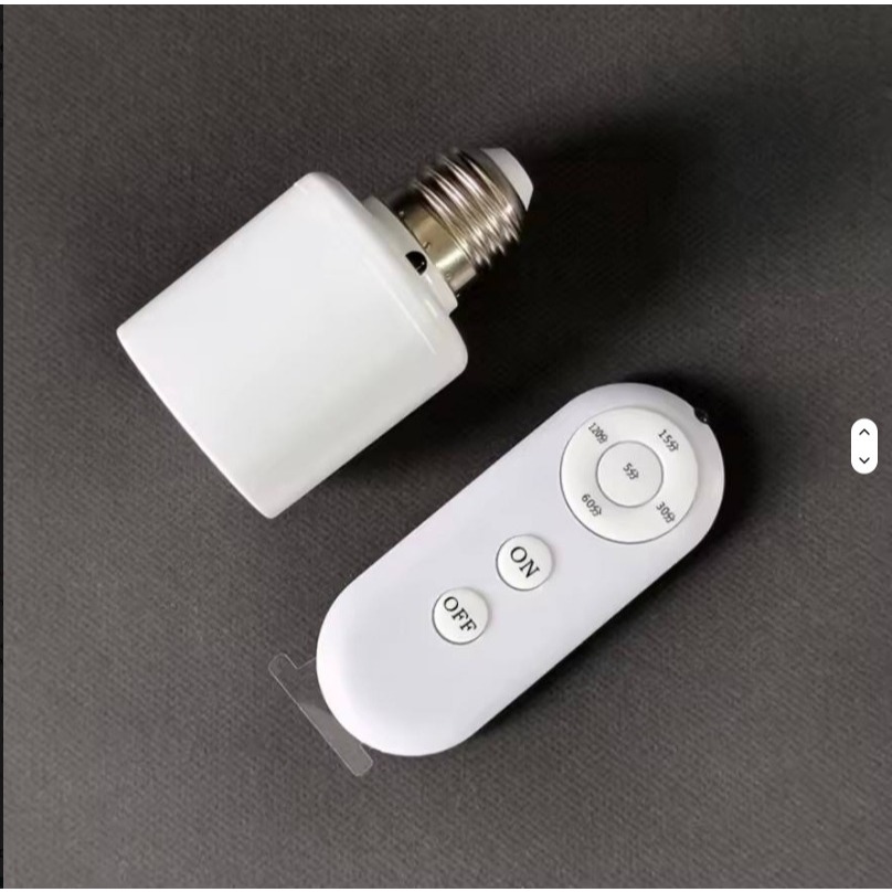 FITTING GANTUNG REMOTE FITTING LAMPU BOHLAM TIMER E27 220V