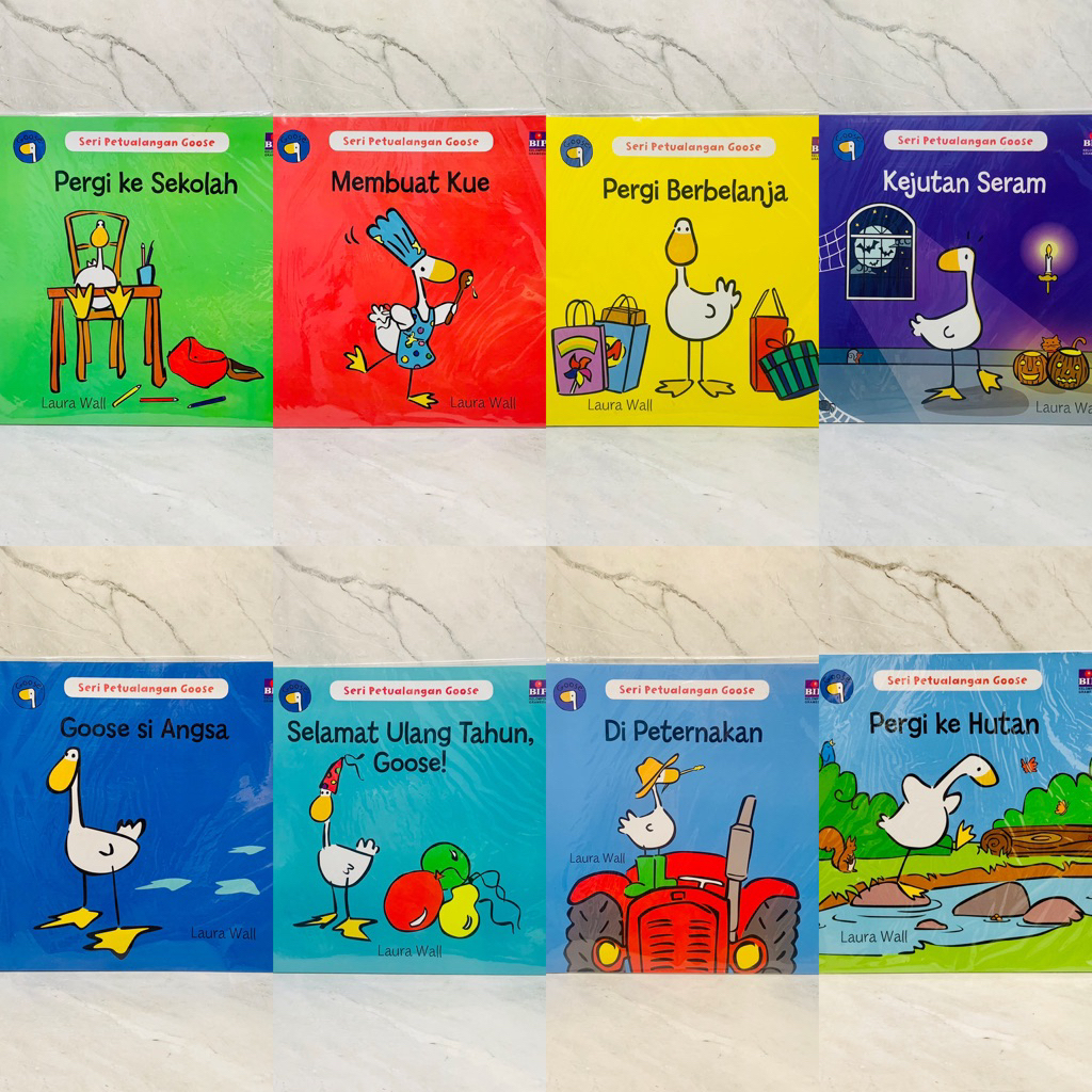 Buku Cerita Anak Seri Petualangan Goose: Di Peternakan / Goose si Angsa / Kejutan Seram / Membuat Ku