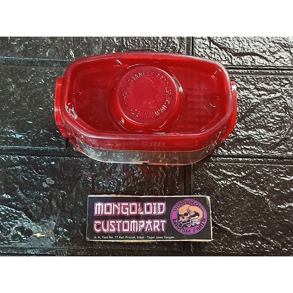 stok lama marking japan kaca mika stoplamp stop lamp lampu stop belakang yamaha V75 V 75 YB100 L2G R