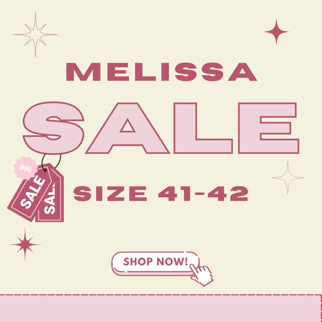 SALE MELISSA ORIGINAL SIZE 41-42