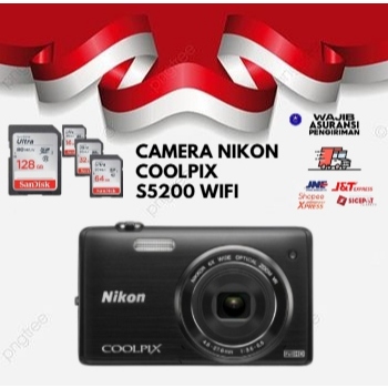 CAMERA NIKON COOLPIX S5200 WIFI / CAMERA DIGITAL COOLPIX S5200 / NIKON S5200 WIFI