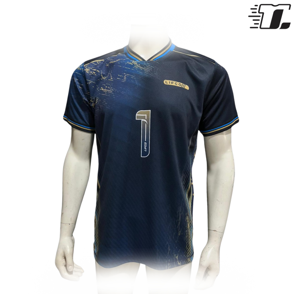 Lifco Jersey Crofle Navy Gold  Series (Tidak Bisa Request Nama)(Volleyball Jersey / Jersey Voli)