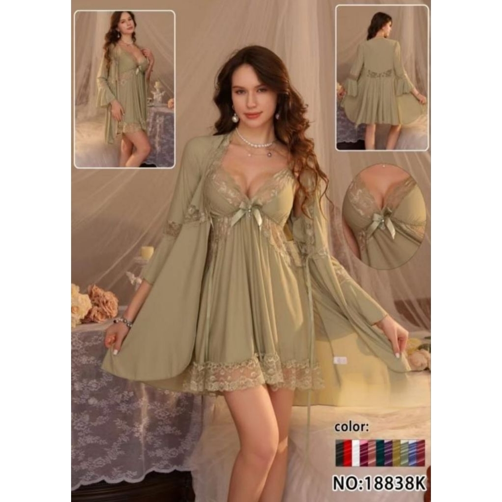 Kimono+Lingerie+Jistring/Praweding/Kado/Nikah/Seserahan/Sangjit