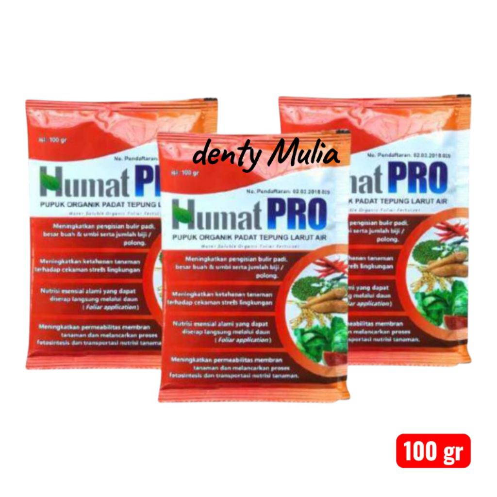 Humat Pro 100 gr - Pupuk Organik Asam fulvat