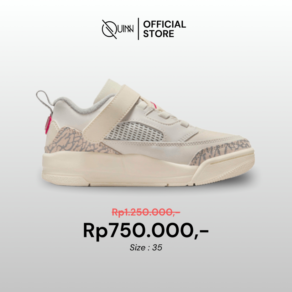 Nike Air Jordan Spizike Low Younger Kids Shoes FQ3951-100 / Sepatu Sneakers Anak Remaja