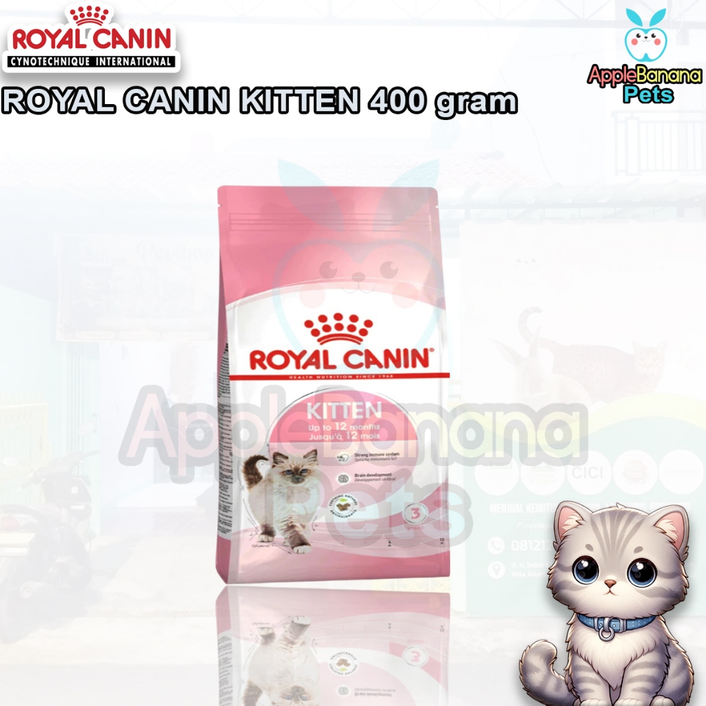 Royal canin Kitten 400gr Makanan Anak Kucing Rc Kitten 400gram