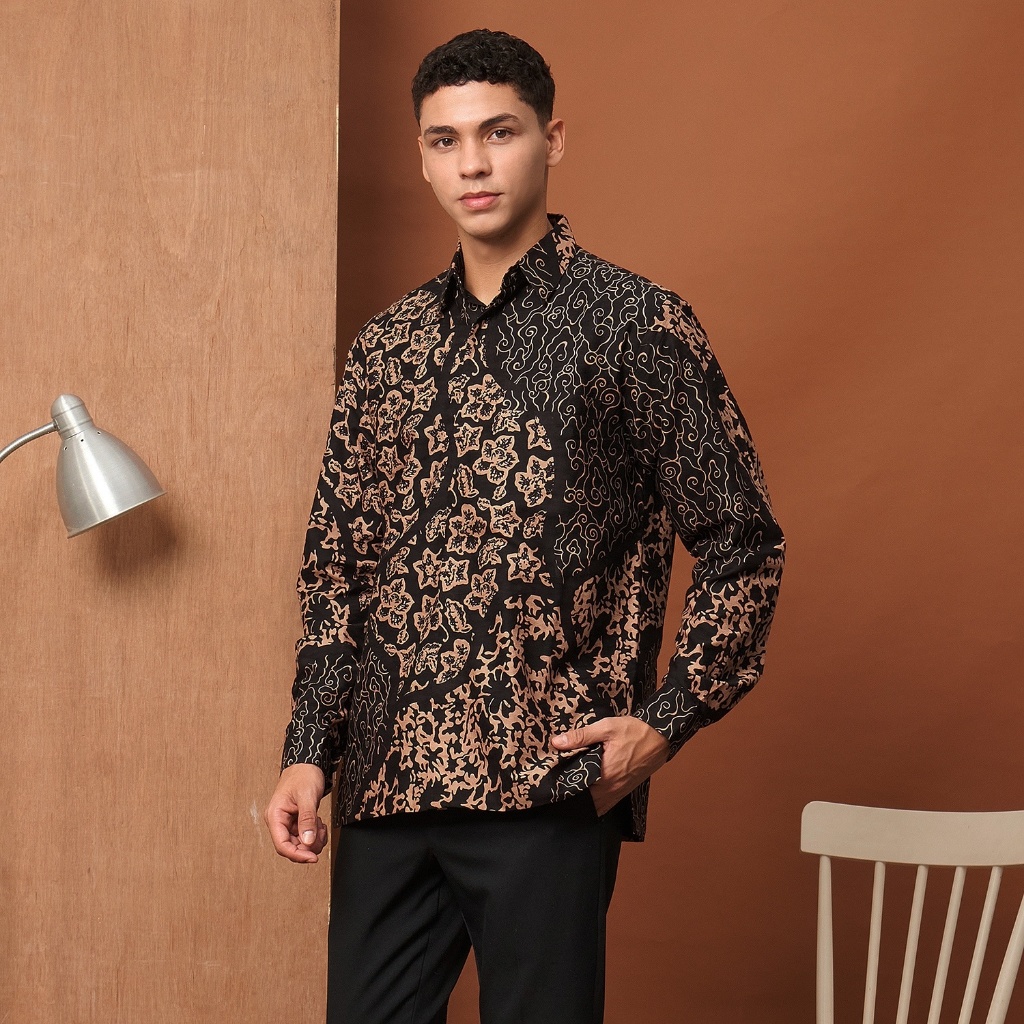 Batik Ayman - DARENDRA LENGAN PANJANG | Kemeja Batik Pria Katun Dobby / Dobby Premium