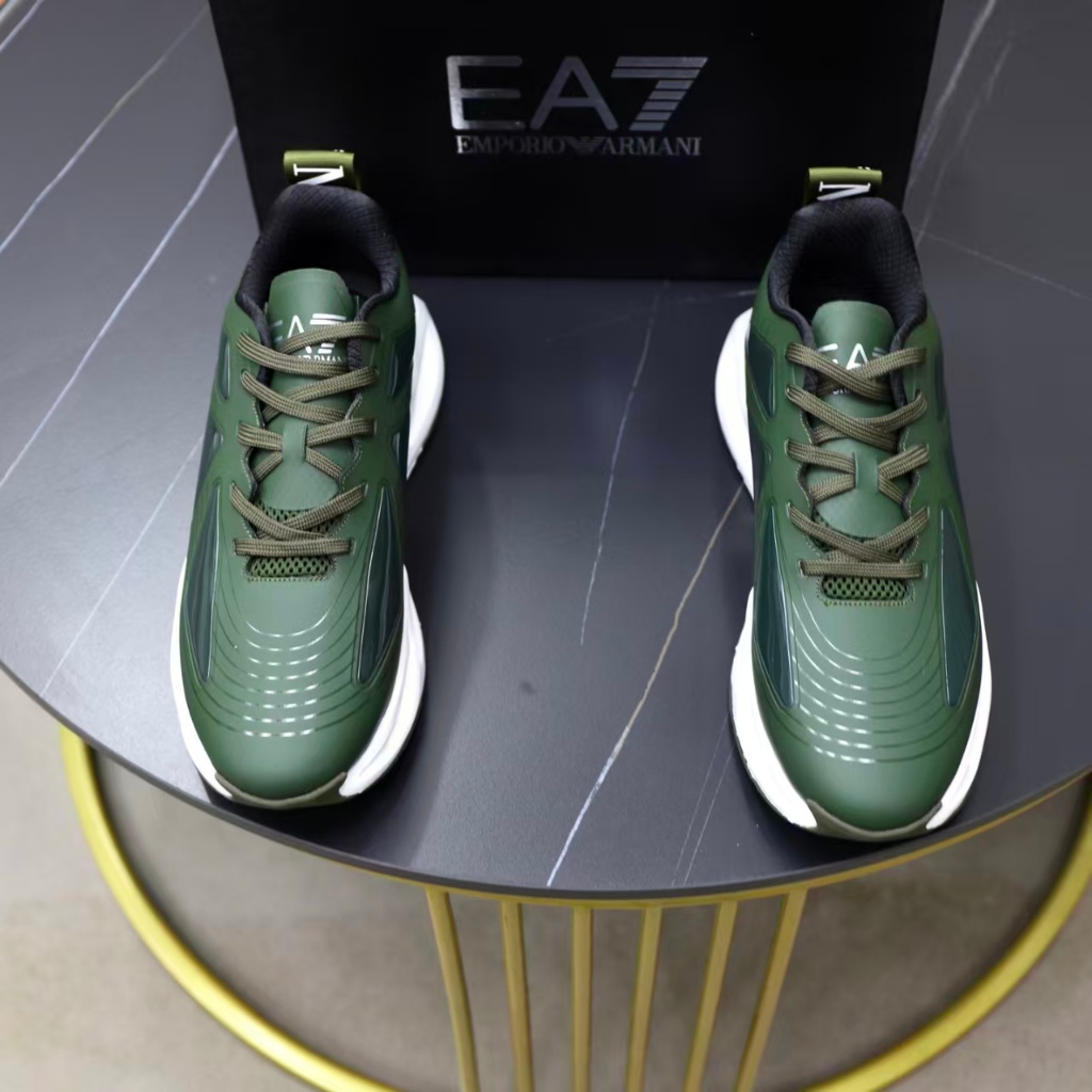 Armani new casual men's shoes, men's leather sports shoes, and walking shoes