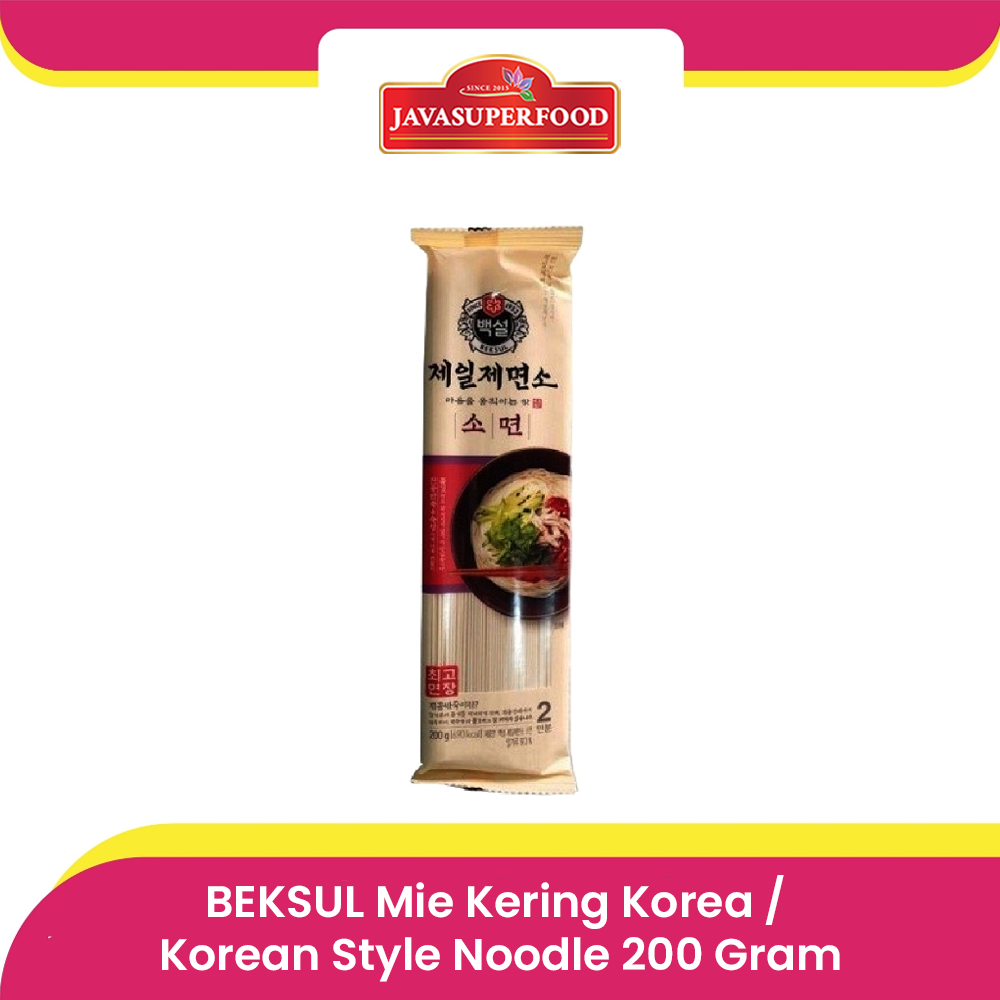 BEKSUL Mie Kering Korea / Korean Style Noodle 200 Gram
