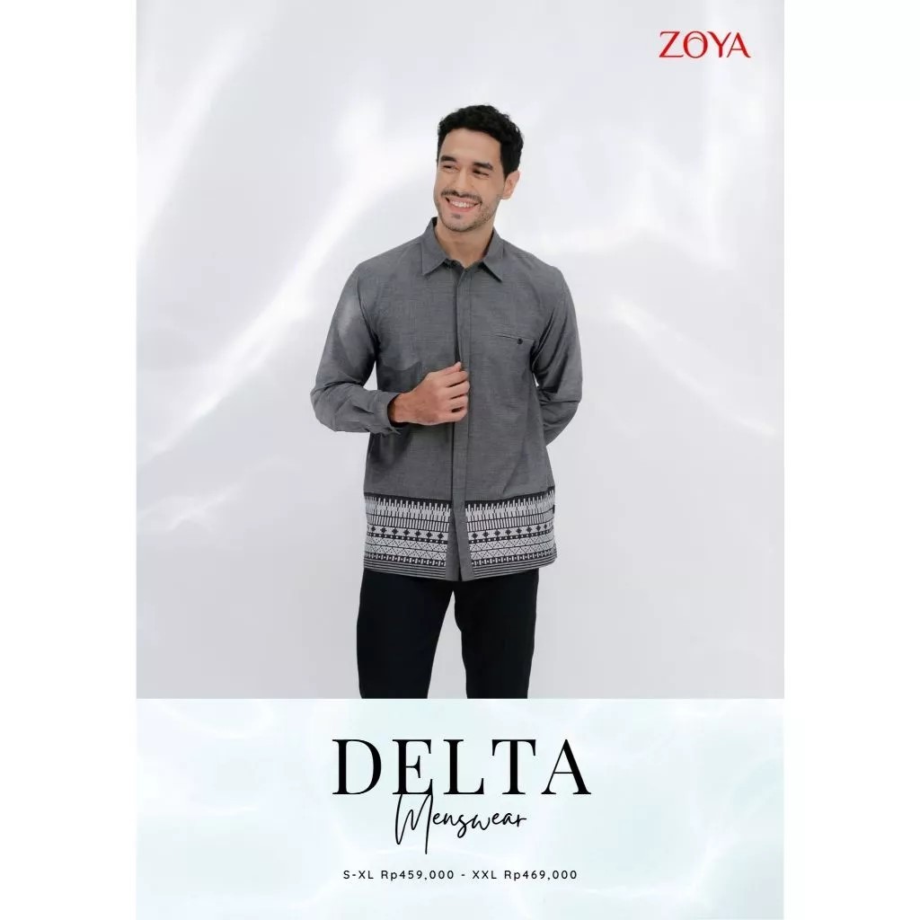 ZOYA MENSWEAR - KEMEJA KOKO - KEMKO ZOYA DELTA MENSWEAR ZOYA - BAHAN COTTON
