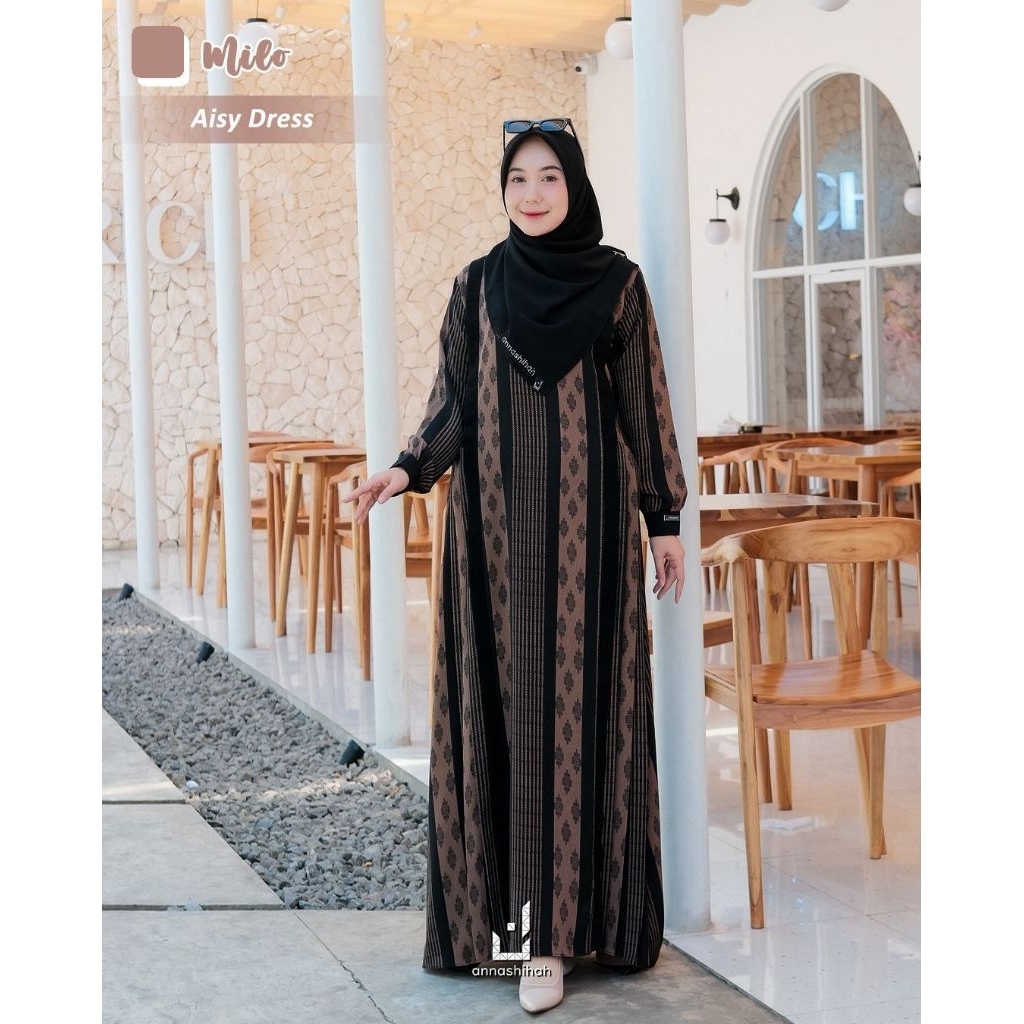 AISY SET HIJAB BY. ANNASHIHAH // GAMIS SET HIJAB TERLARIS