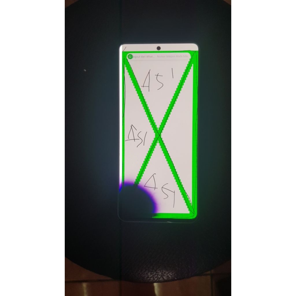 lcd samsung a51 original cabutan minus