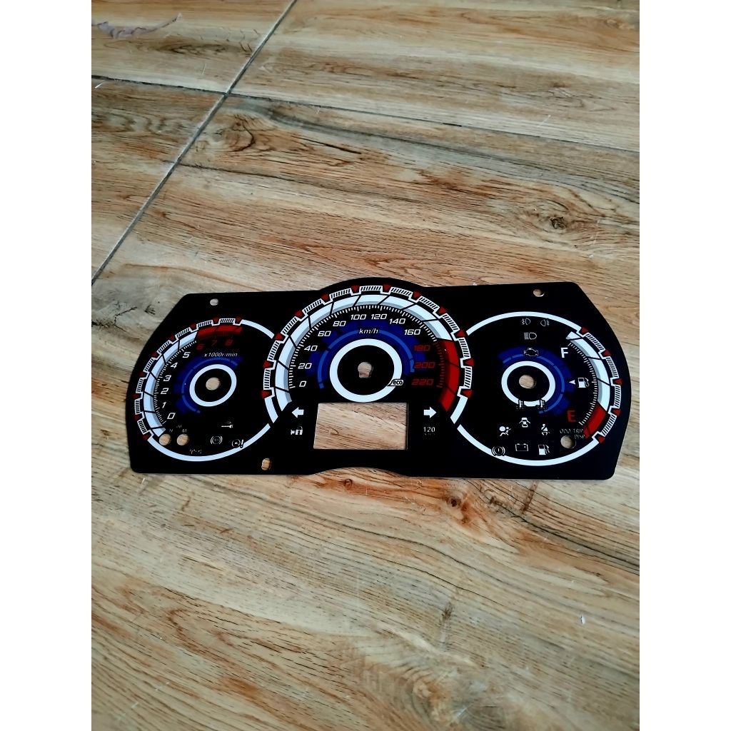 papan spidometer variasi mobil vios gen 3