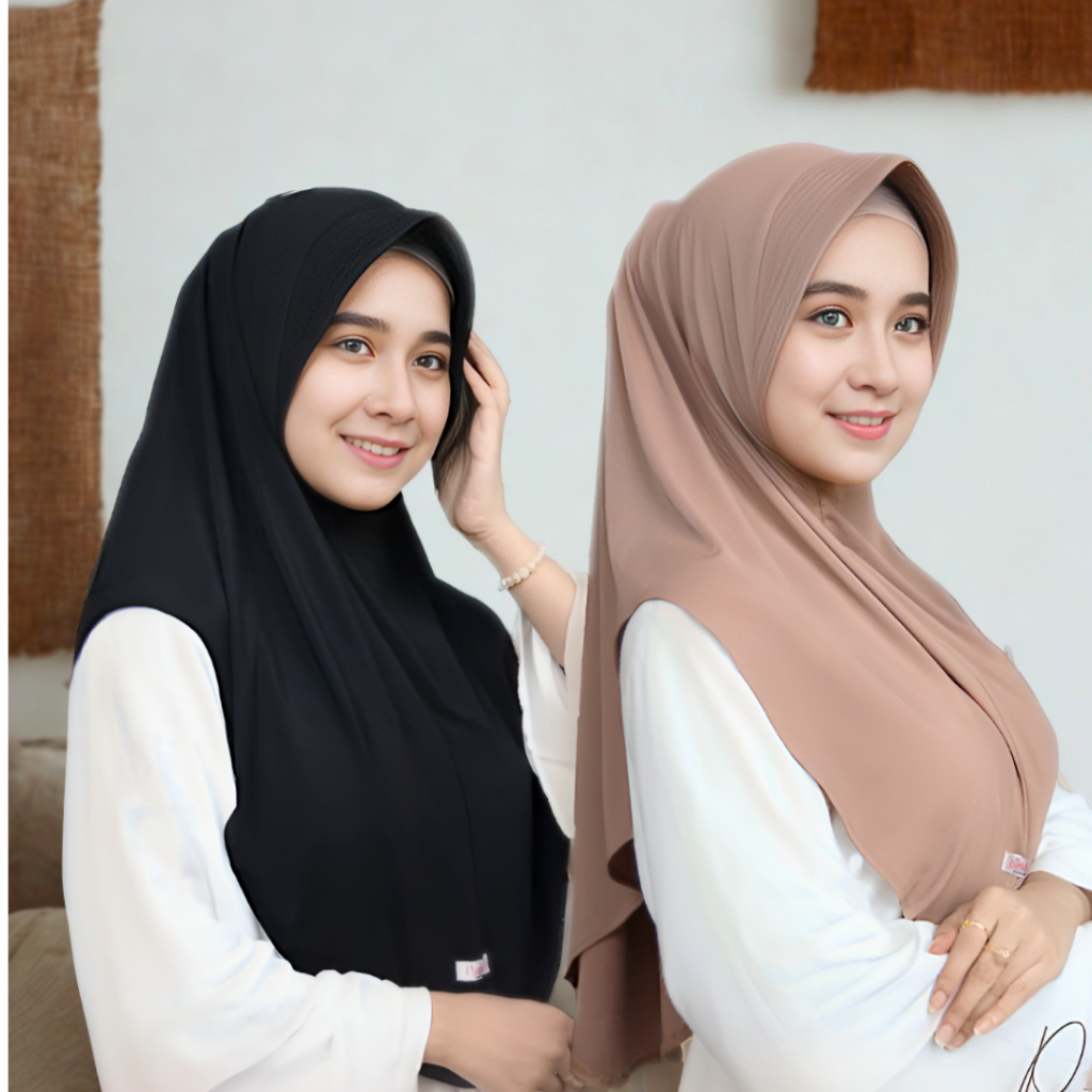 MARISA Hijab Bergo Sport Size M Jersey / Jilbab Instan Hamidah Premium