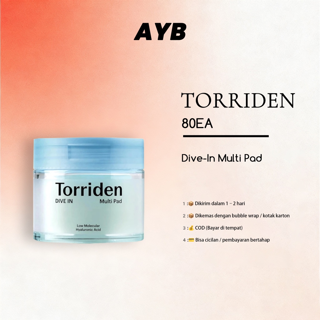 TORRIDEN Dive-In Multi Pad 80ea