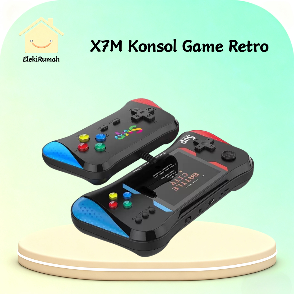 500 in 1 GameBoy Portable Dual Konsol Stick Konsol Game Genggam X7M Konsol Game Retro